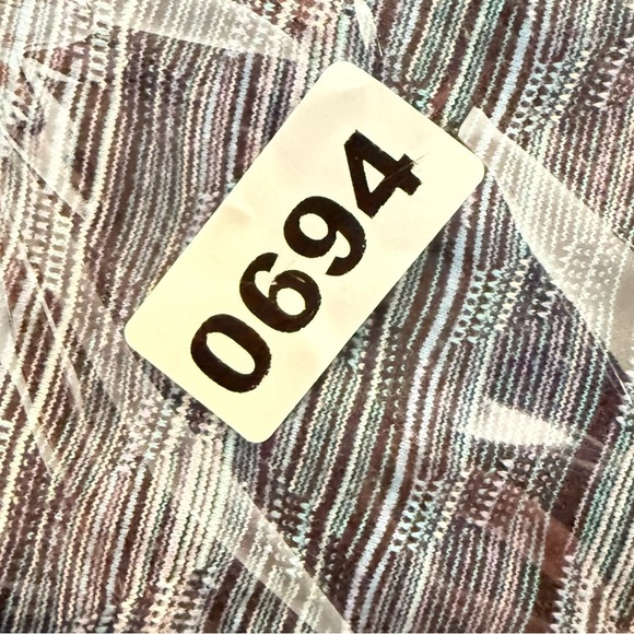 Lululemon Wunder Under Sz 6 Cropped Leggings Heathered Blue Crops - Picture 8 of 8